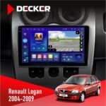 Штатна магнітола Renault Logan Decker D9-005 4x64, DSP, 360, 4G, 2k