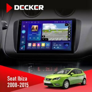 Штатна магнітола Seat Ibiza 2008 2015 Decker D9-009