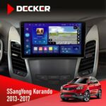 Штатна магнітола SsangYong Korando 2013-2017 Decker D9-005 4x64, DSP, 360, 4G, 2k