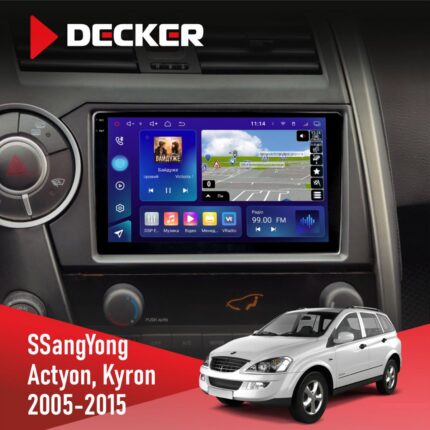 Штатна магнітола SsangYong Kyron Decker D9-005