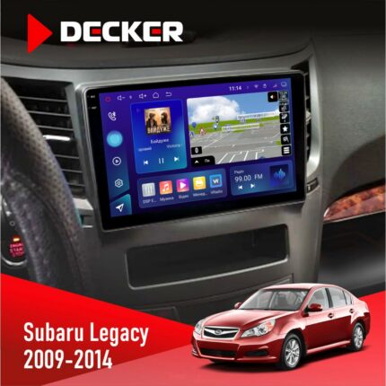 Штатна магнітола Subaru Legacy 2009-2014 Decker D9-005 4x64, DSP, 360, 4G, 2k