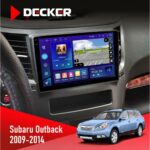 Штатна магнітола Subaru Outback 2009-2014 Decker D9-005 4x64, DSP, 360, 4G, 2k