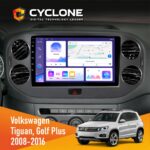 Штатна магнітола volkswagen tiguan golf plus Cyclone C10-011