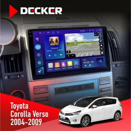 Штатна магнітола Toyota Corolla Verso Decker D9-005