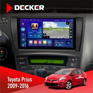 Штатна магнітола Toyota Prius 2009-2016 Black Decker D9-009 4x64, DSP, 4G, 2k