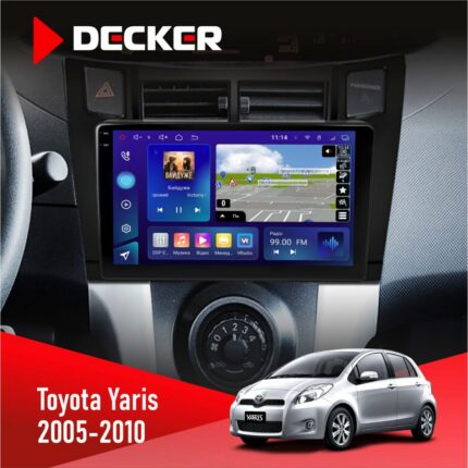 Штатна магнітола Toyota Yaris 2005-2010 Decker D9-005