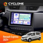 Штатна магнітола Renault Express 2021+ Cyclone C9-011 4x64, DSP