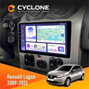 Штатна магнітола Renault Logan 2009 2013
