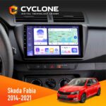 Штатна магнітола Skoda Fabia 2014-2021 Cyclone C9-011 4x64, DSP - Штатна Магнітола Skoda Fabia 2014 2021