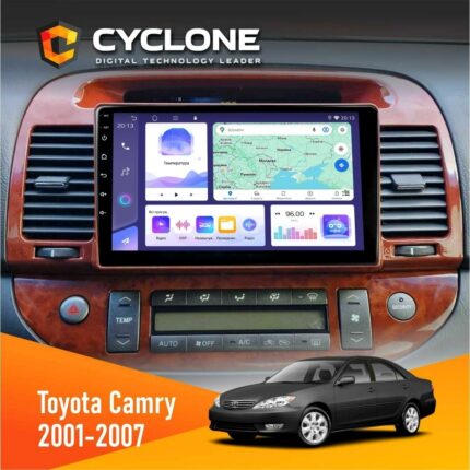 Штатна магнітола Toyota Camry 30 2001-2007 Wood Cyclone C9-011 4x64, DSP