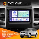 Штатна магнітола Toyota Land Cruiser Prado (120) 2002-2009 AMP Cyclone C9-011 4x64, DSP