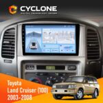Штатна магнітола Toyota Land Cruiser 100