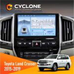 Штатна магнітола Toyota Land Cruiser 200 Cyclone C9-012 4x64 DSP 4G