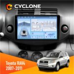 Штатна магнітола Toyota RAV4 2007-2011 Cyclone C9-012 4x64 DSP 4G
