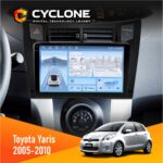 Штатна магнітола Toyota Yaris 2005-2010 Cyclone C9-012 4x64 DSP 4G