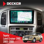 Штатна магнітола Toyota Land Cruiser 100 Decker D9-004