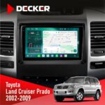 Штатна магнітола Toyota Land Cruiser Prado (120) Decker D9-004