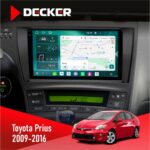Штатна магнітола Toyota Prius 2009-2016 Decker D9-004 6x128, DSP 360, 2k