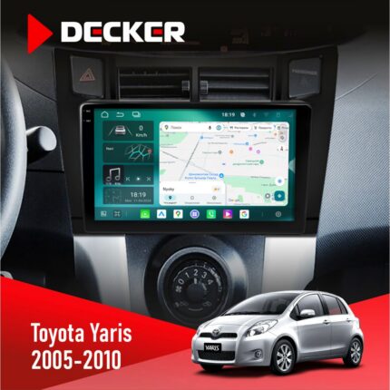 Штатна магнітола Toyota Yaris 2005-2010 Decker D9-004 6x128, DSP 360, 2k
