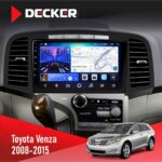 Штатна магнітола Toyota Venza 2008-2015 Decker D9-006 4x64, 4G