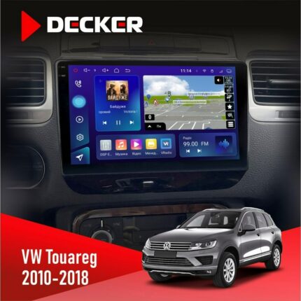 Штатна магнітола Volkswagen Touareg 2010-2018 Decker D9-005 4x64, DSP, 360, 4G, 2k