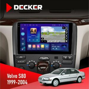 Штатна магнітола Volvo S80 1999-2004 Decker D9-009 з 4G і 2K