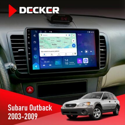 Штатна магнітола Subaru Outback 2003-2009 Decker D9-007 з 4G та DSP