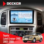 Штатна магнітола Toyota Land Cruiser (100) 2003-2008 Decker D9-010 6x128 DSP 4G 2K