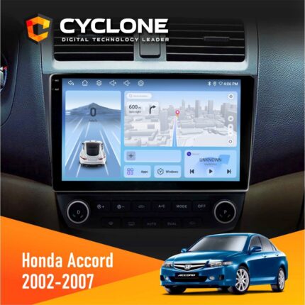 Штатна магнітола Honda Accord 2002-2007 Cyclone C10-012 4x64 DSP 4G