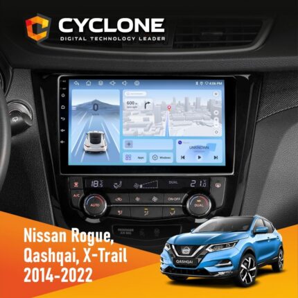 Штатна магнітола Nissan Qashqai Climate Cyclone C10-012 4x64 DSP 4G