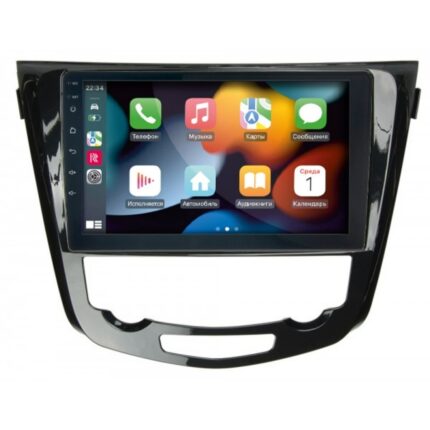 Штатна магнітола Nissan Qashqai Climate Cyclone C10-012 4x64 DSP 4G – вигляд збоку