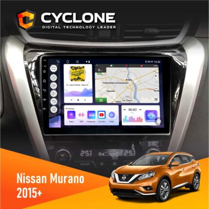 Штатна магнітола Nissan Murano 2015+ Cyclone C10-012 4x64 DSP 4G