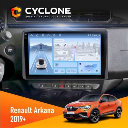 Штатна магнітола Renault Arkana 2019 Cyclone C10-012 4x64 DSP 4G