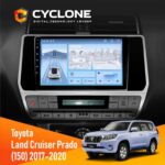 Штатна магнітола Cyclone C10 012 для Toyota Prado 150 (2017-2020)