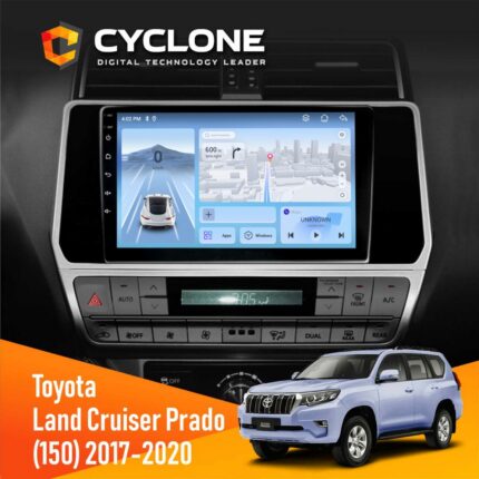Штатна магнітола Cyclone C10 012 для Toyota Prado 150 (2017-2020)