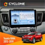 Штатна магнітола Toyota RAV4 2013-2019 Cyclone C10-012 4x64 DSP 4G
