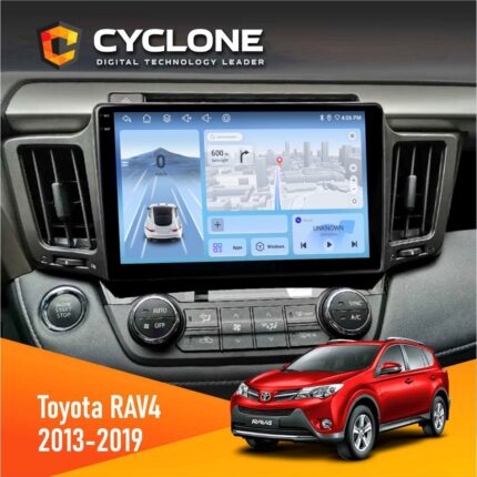 Штатна магнітола Toyota RAV4 2013-2019 Cyclone C10-012 4x64 DSP 4G