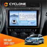 Штатна магнітола Volkswagen Golf 2012-2021 Cyclone C10-012 4x64 DSP 4G