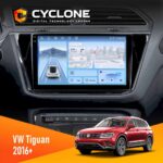 Штатна магнітола Volkswagen Tiguan Cyclone C10-012 4x64 DSP 4G