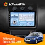 Штатна магнітола Volkswagen Touran 2010-2015 Climate Cyclone C10-012 4x64 DSP 4G