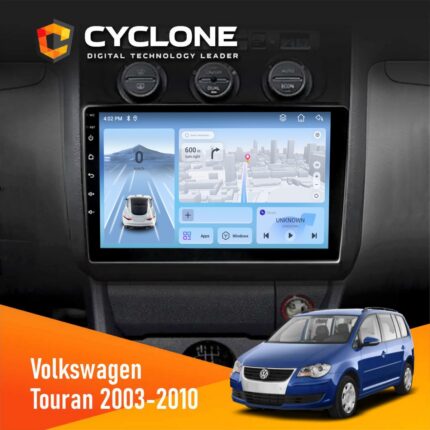Штатна магнітола Volkswagen Touran 2010-2015 Climate Cyclone C10-012 4x64 DSP 4G