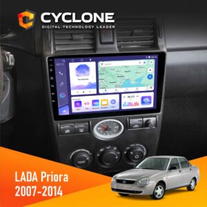 Штатна магнітола Lada Priora Cyclone