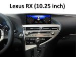 Штатна магнітола FORS.auto для Lexus RX U8T (2009-2015) в інтер'єрі авто
