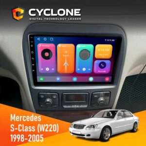 Штатна магнітола Mercedes Benz S Class W220 Cyclone C9-001 2x64 CPL