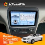 Штатна магнітола Mercedes-Benz S-Class (W220) 1998-2005 Cyclone C9-012 4x64 DSP 4G