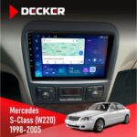 Штатна магнітола Mercedes-Benz S-Class (W220) 1998-2005 Decker D9-007 4x64 DSP 360 4G