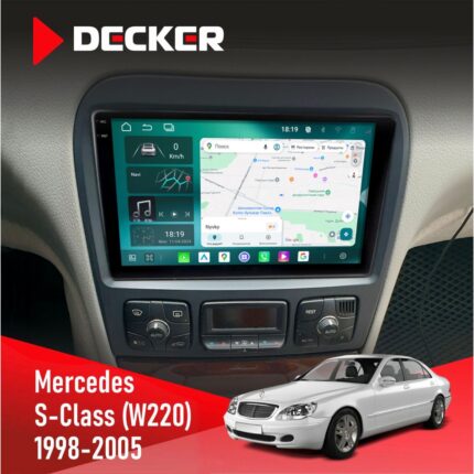 Штатна магнітола Mercedes Benz S Class (W220) 1998-2005 Decker D9-004