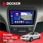 Штатна магнітола Mercedes Benz S Class (W220) 1998-2005 Decker D9-005 4x64, DSP, 360, 4G, 2k