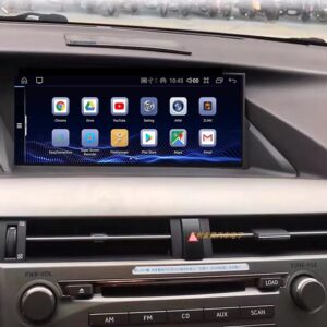 Штатна магнітола FORS.auto для Lexus RX в інтер'єрі авто