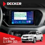 Штатна магнітола Chery Tiggo 2, 3 Decker D9-007 4x64 DSP 360 4G